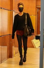 KATE BECKINSALE Leaves a Skincare Clinic in Beverly Hills 12/13/2021