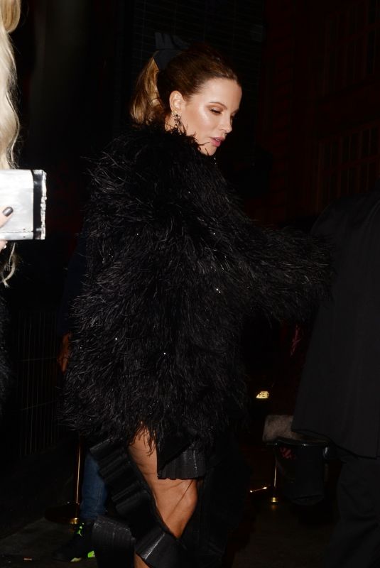 KATE BECKINSALE Out for Dinner at Windmill Soho in London 12/02/2021
