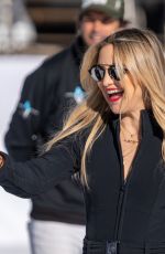 KATE HUDSON Arrives at World Snow Polo Finals in Aspen 12/19/2021