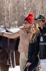 KATE HUDSON Arrives at World Snow Polo Finals in Aspen 12/19/2021
