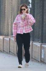 KATE MARA Out for a Coffee Near Her Home in Silverlake 12/04/2021