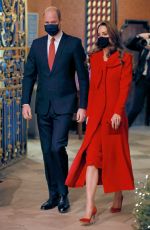 KATE MIDDLETON at Together at Christmas Community Carol Service at Westminster Abbey in London 12/08/2021