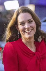 KATE MIDDLETON at Together at Christmas Community Carol Service at Westminster Abbey in London 12/08/2021