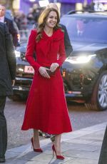 KATE MIDDLETON at Together at Christmas Community Carol Service at Westminster Abbey in London 12/08/2021