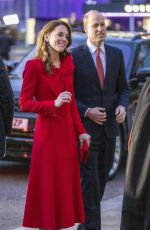 KATE MIDDLETON at Together at Christmas Community Carol Service at Westminster Abbey in London 12/08/2021