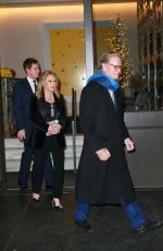 KATHY HILTON Leaves Cipriani in New York 11/30/2021