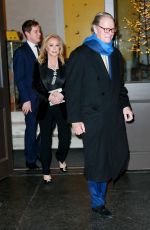 KATHY HILTON Leaves Cipriani in New York 11/30/2021