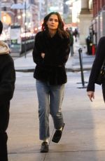 KATIE HOLMES Out and About in New York 11/30/2021