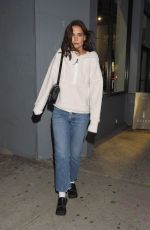 KATIE HOLMES Out in New York 12/01/2021