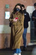 KATIE HOLMES Out Shopping in New York 12/17/2021