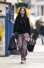 KATIE HOLMES Out Shopping on Christmas Day in New York 12/25/2021