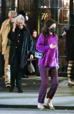 KATIE HOLMES Out with Her Parents in New York 12/16/2021