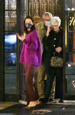 KATIE HOLMES Out with Her Parents in New York 12/16/2021