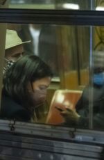 KATIE HOLMES Takes a Subway Ride in New York 12/17/2021