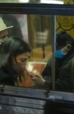 KATIE HOLMES Takes a Subway Ride in New York 12/17/2021