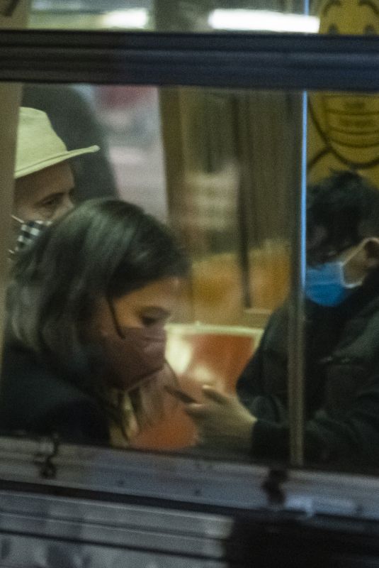 KATIE HOLMES Takes a Subway Ride in New York 12/17/2021