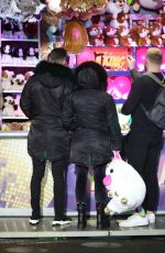 KATIE PRICE and Carl Woods at Winter Wonderland in London 12/01/2021