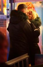 KATIE PRICE and Carl Woods at Winter Wonderland in London 12/01/2021