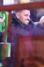 KATIE PRICE and Carl Woods at Winter Wonderland in London 12/01/2021