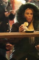 KATIE PRICE and Carl Woods at Winter Wonderland in London 12/01/2021