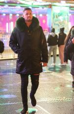 KATIE PRICE and Carl Woods at Winter Wonderland in London 12/01/2021
