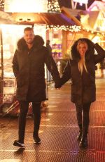 KATIE PRICE and Carl Woods at Winter Wonderland in London 12/01/2021