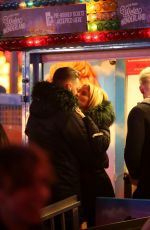 KATIE PRICE and Carl Woods at Winter Wonderland in London 12/01/2021
