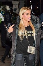 KATIE PRICE Heading to Sign a New Upcoming TV Deal in London 12/13/2021