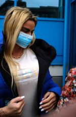 KATIE PRICE Out in London 12/15/2021