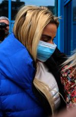 KATIE PRICE Out in London 12/15/2021
