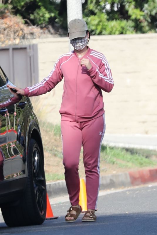 KATY PERRY Out in Beverly Hills 12/08/2021
