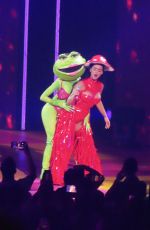 KATY PERRY Performs at Play Opening Night at Resorts World 12/29/2021