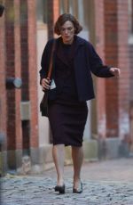 KEIRA KNIGHTLEY on the Set of Boston Strangler in Boston 12/10/2021