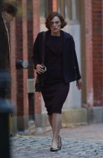 KEIRA KNIGHTLEY on the Set of Boston Strangler in Boston 12/10/2021