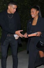 KEKE PALMER and Darius Jackson Arrives at Jennifer Klein