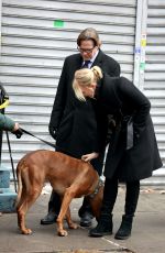 KELLI GIDDISH on the Set of Law and Order: Special Victims Unit in New York 12/14/2021