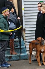 KELLI GIDDISH on the Set of Law and Order: Special Victims Unit in New York 12/14/2021