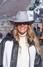 KELLY BENSIMON at Gondola Plaza and Ajax Tavern in Aspen 12/20/2021