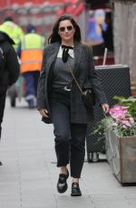 KELLY BROOK Leaves Global Offices Radio in London 12/21/2021