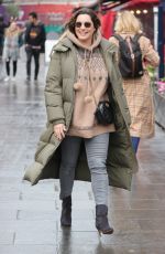 KELLY BROOK Leaves Heart Radio in London 12/24/2021