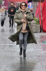 KELLY BROOK Leaves Heart Radio in London 12/24/2021
