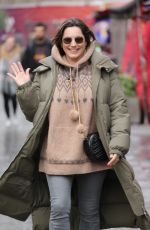 KELLY BROOK Leaves Heart Radio in London 12/24/2021
