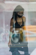 KELLY GALE at a Pilates Session in Santa Monica 12/16/2021