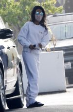 KELLY ROWLAND Out Buying Underwear in West Hollywood 12/03/2021