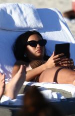 KELSEY MERRITT in Bikini at a Beach in Miami 12/02/2021