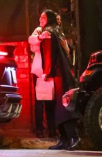 KENDALL JENNER and LAUREN PEREZ at a Late Dinner in Los Angeles 12/02/2021