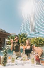 KENDALL JENNER Mixes 818 Tequila Cocktails at Seminole Hard Rock Hotel & Casino in Hollywood 12/07/2021