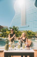 KENDALL JENNER Mixes 818 Tequila Cocktails at Seminole Hard Rock Hotel & Casino in Hollywood 12/07/2021