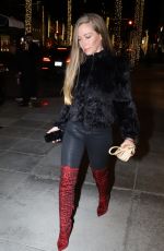 KENDRA WILKINSON Arrives at Dolce Gabbana Special Invite in Beverly Hills 12/09/2021