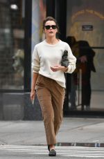 KERI RUSSELL Out and About in New York 12/15/2021